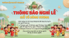 lỊCH NGHỈ LỄ 4